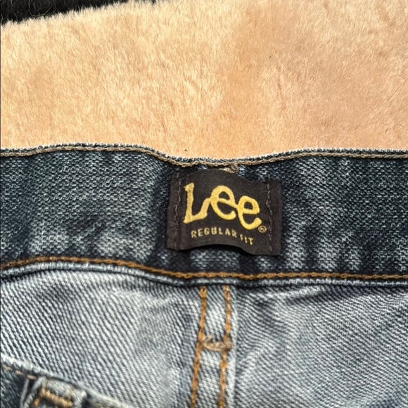 Lee Blue Straight Denim Jeans - Picture 5 of 5